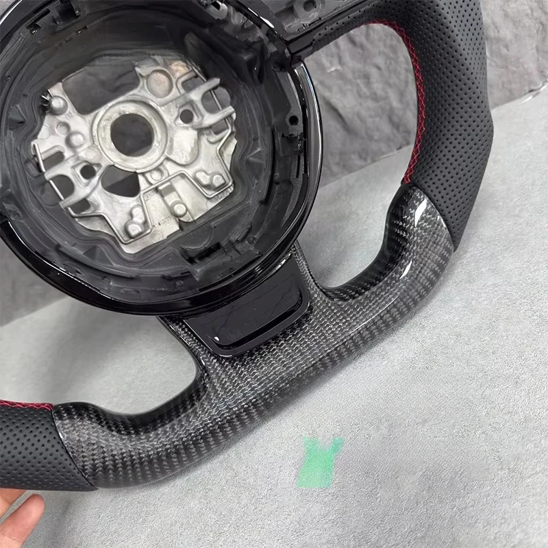 Quick ReleaseSuitable A6 C7 A1 A7 Disc Upgrade Carbon Fiber Flat Bottomed Sports Steering Wheel