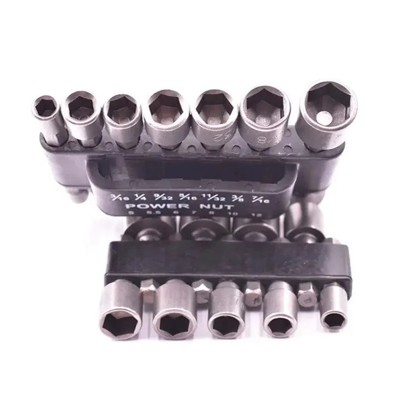 9PCS/14PCS Hex Socket Sleeve Nozzles Nut Driver Bit Set Hand Tools