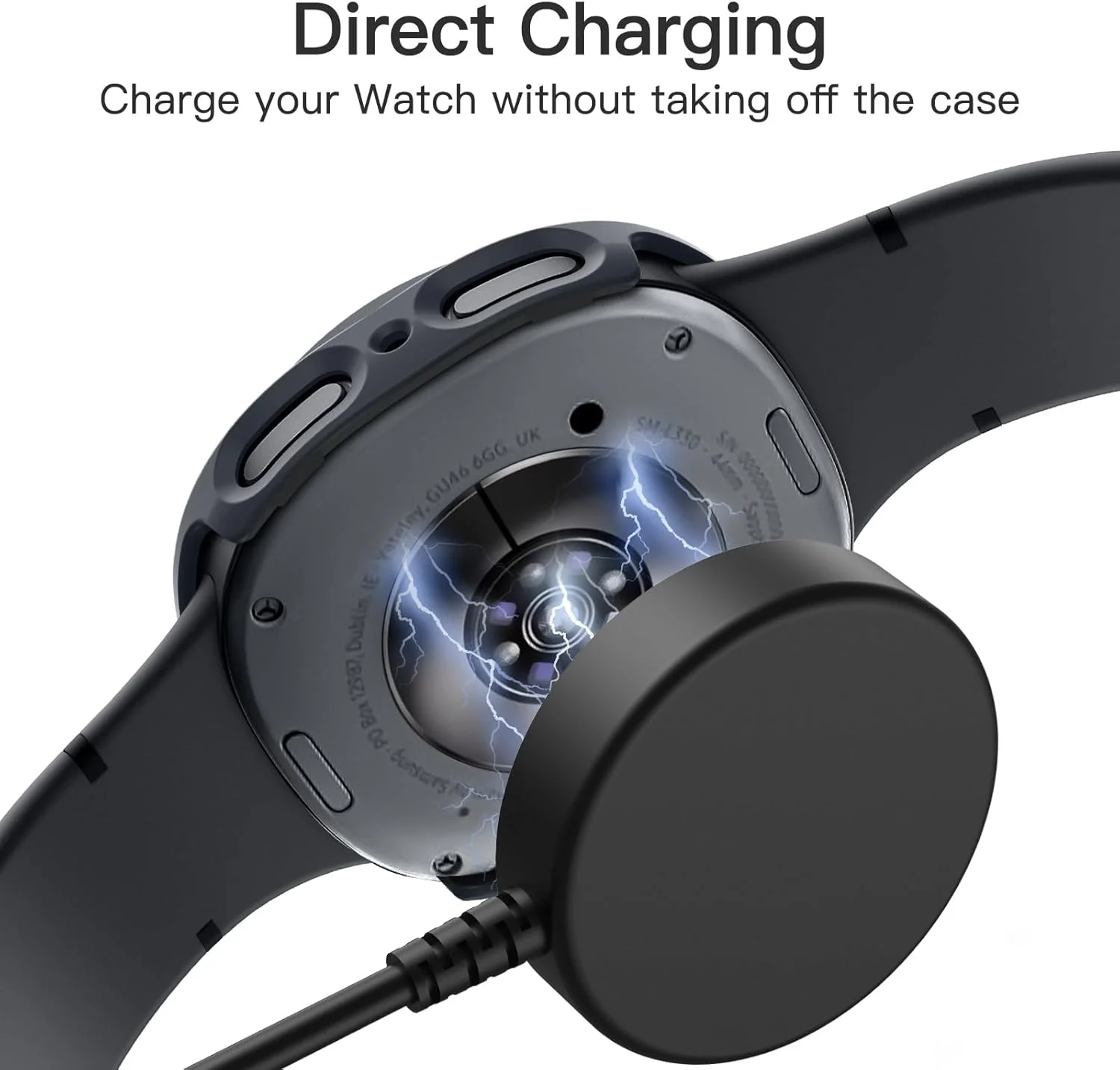 Glass+watch case for Samsung Watch 8 40/44mm accessories, scratch-resistant and shockproof all-around protective case. image 5
