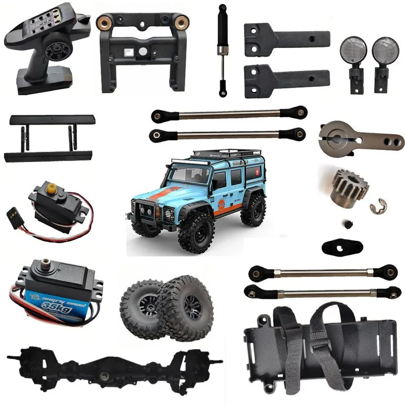 MJX H8H Updated Version 1 8 RC Crawler Spare Parts Tires Shock Absorber Front And Rear Axle For RC Off Road Vehicle Replacement