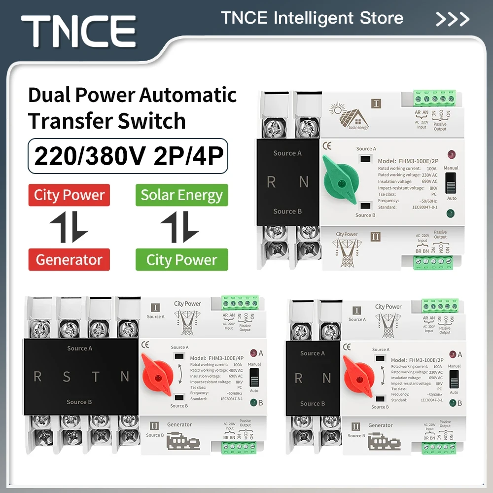 Tnce Din Rail 2P/4P…