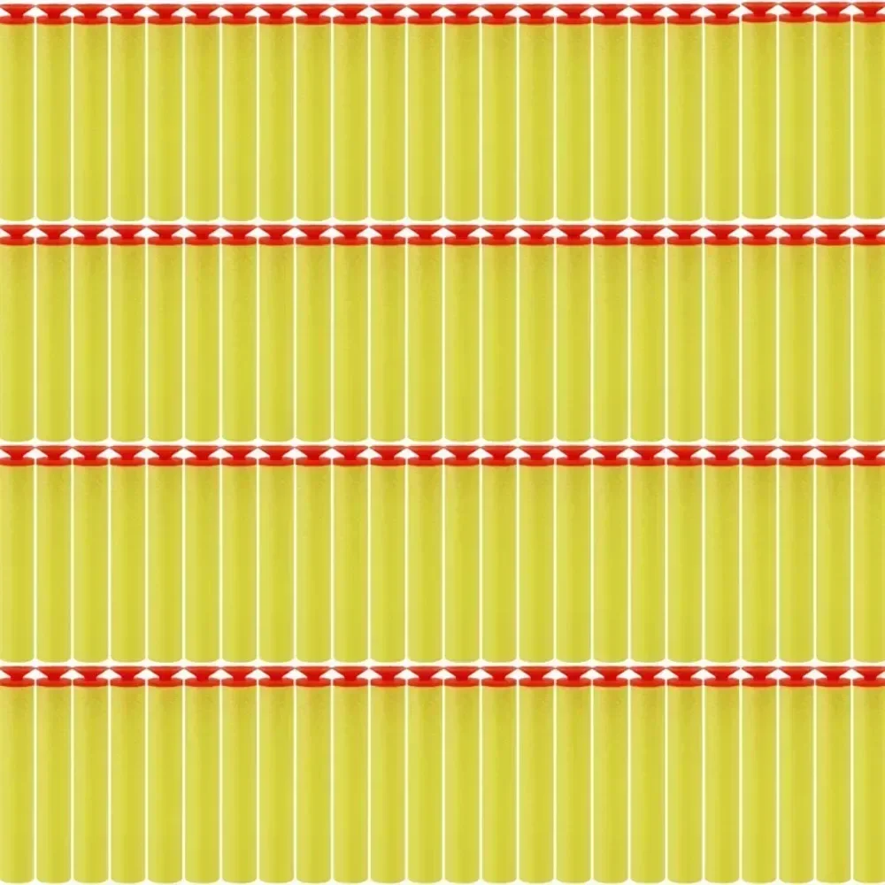 Gelbe Sucker Head Bullets 7,2 cm für Nerf N-Strike Elite Series Blasters Schaumstoff EVA Nachfüllpfeile Kinderspielzeugpistolen ZubehörF