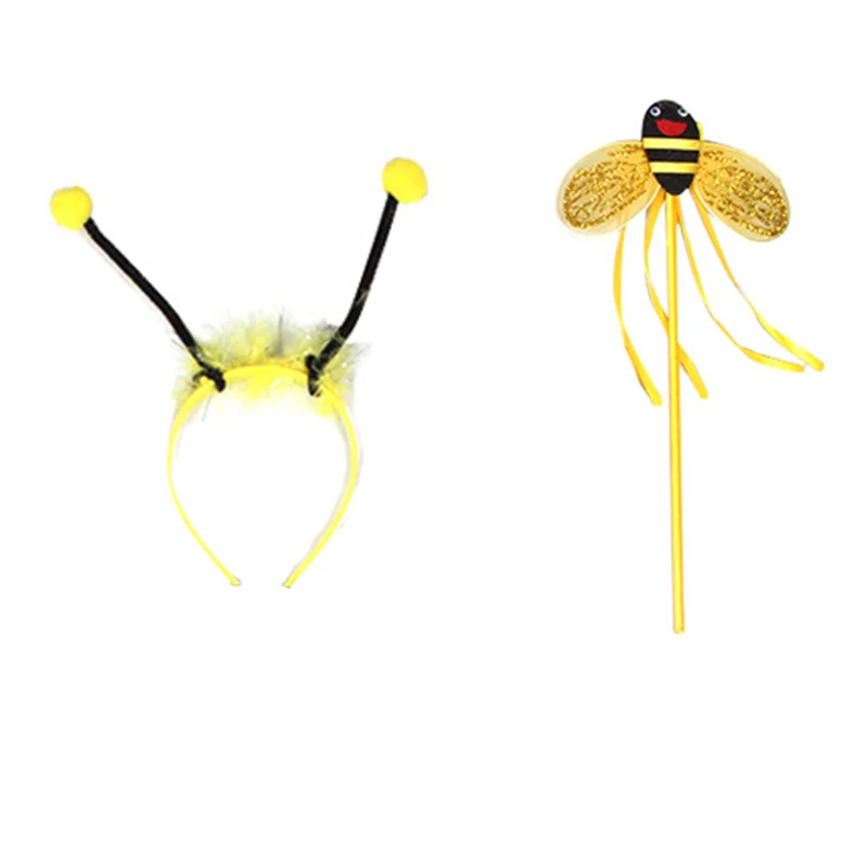 Halloween abelha traje acessórios cosplay joaninha joaninha fada traje asa bandana varinha festa de halloween favores presentes de natal