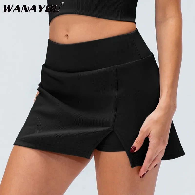 

Sports Short Skirt, Yoga Shorts, Culottes, Tennis Skirt, Clothing, Fitness Clothes, Running Outdoor High-waist Yoga Clothes