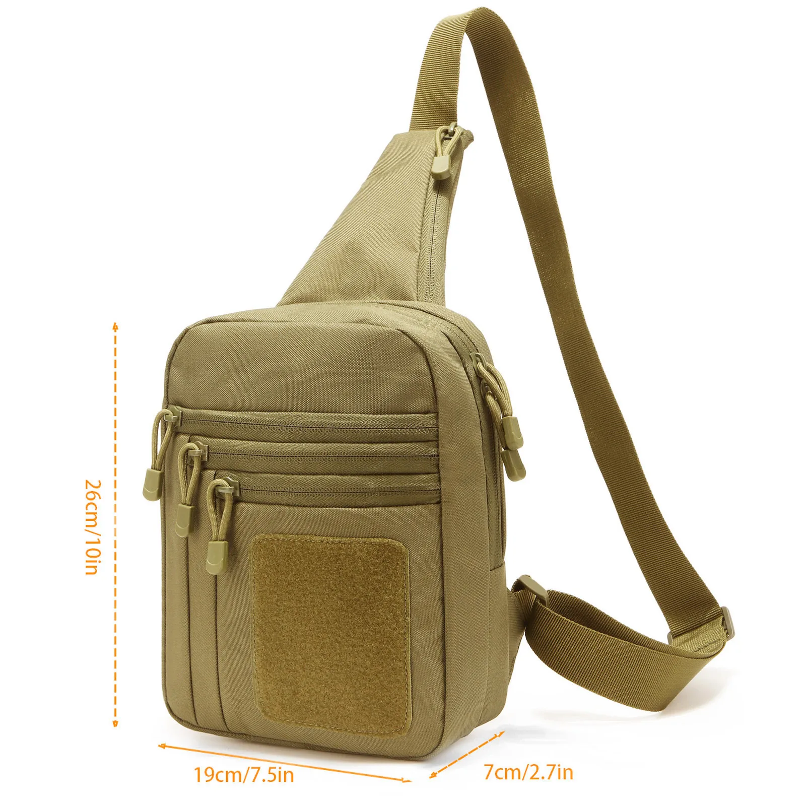 Edc Concealed Carry Sling Bag - Borsa Tattica per Pistola, Fondina per