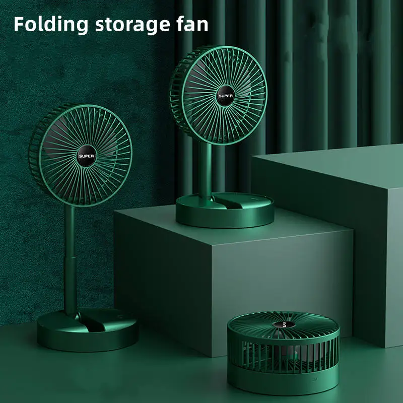Новое поступление, мини-USB перезаряжаемый настольный вентилятор с воздушным охлаждением, портативный настольный вентилятор для уличного использования, портативный складной электрический
