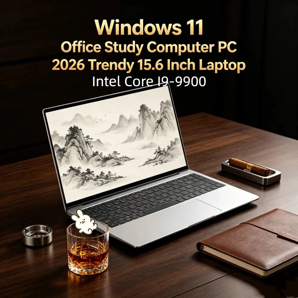 PC Gamer Ultra Slim HD de 15,6" Intel Core I9-9900 32GB 2TB SSD Laptop com Windows 11 Pro