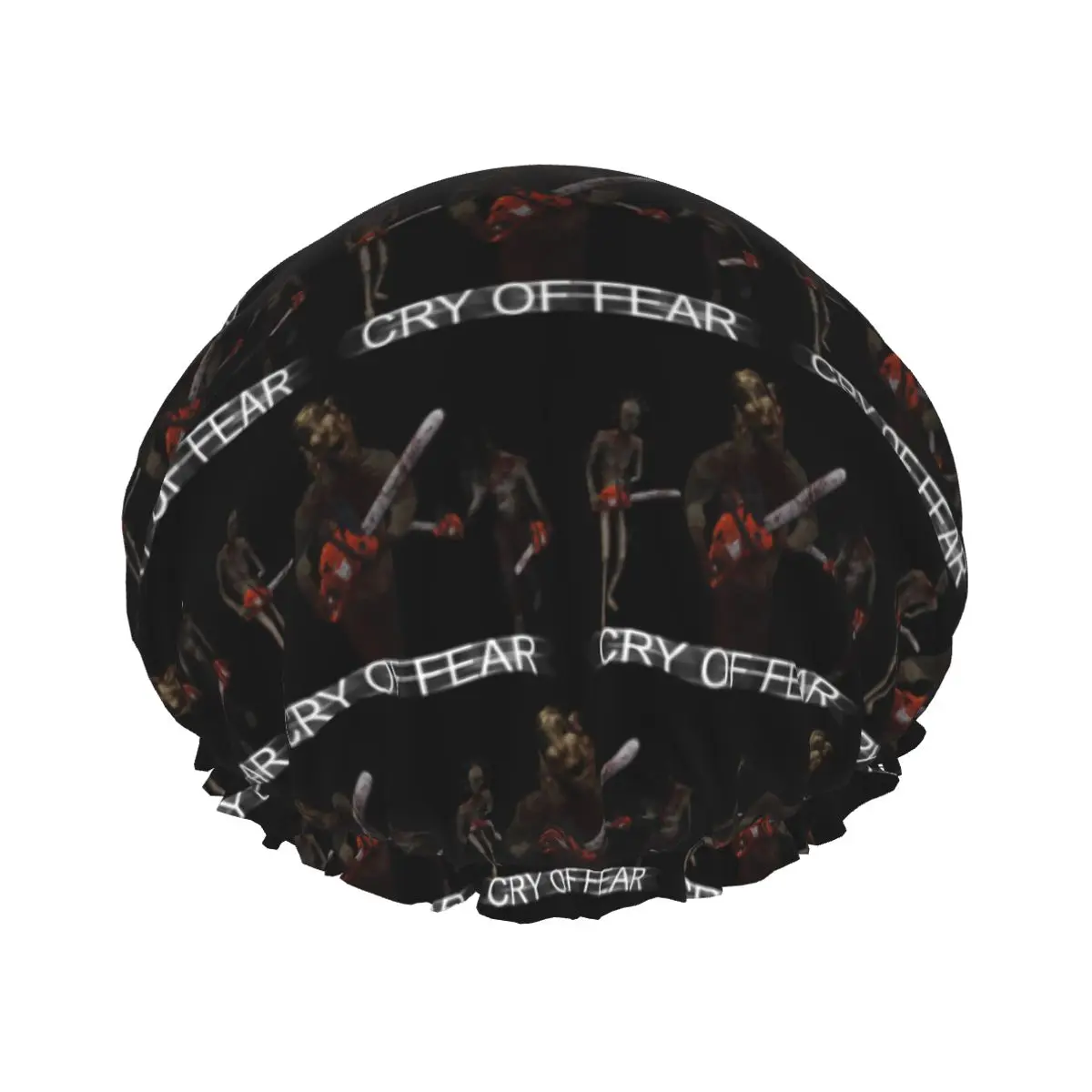 Custom Cry Of Fear Shower Caps for Women Reusable Waterproof Simon Henriksson Cry of Fear Quick Drying Bath Hair Cap