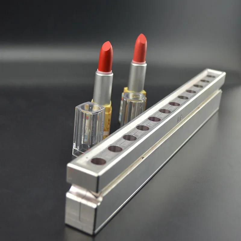 

for 12 cavities Aluminium lipstick mould 12.1 mm, Sample size DIY lip stick filling