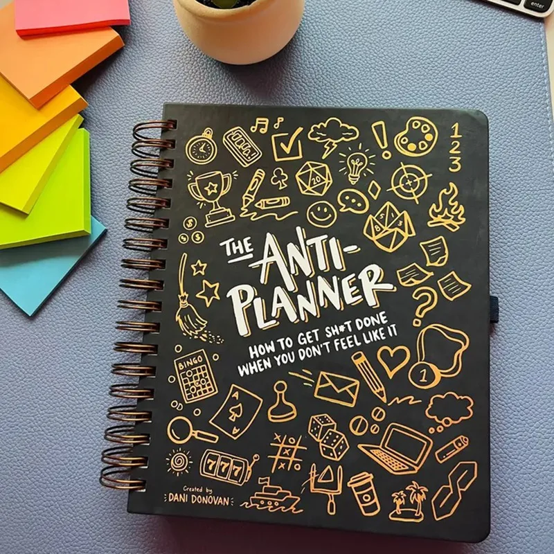 

The Anti-Planner: How To Get Shxt Done When You Don't Feel Like It - ADHD Planner Alternative For Adults