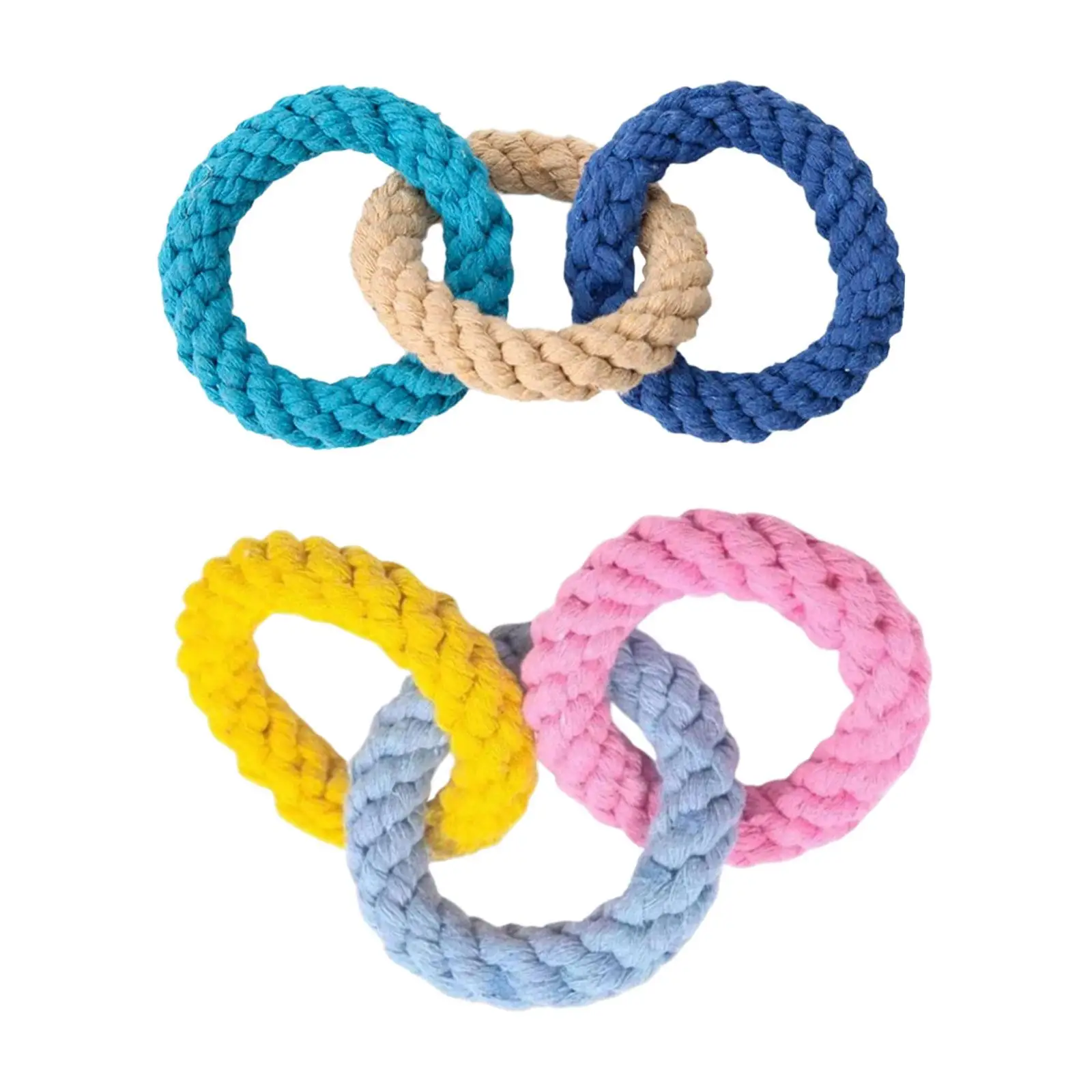 2Pcs Birds Rope Perch Training Parrot Rope Swings Cage Hanging Climbing Toy for Lovebird Cockatiels Cockatoo Small Parakeets