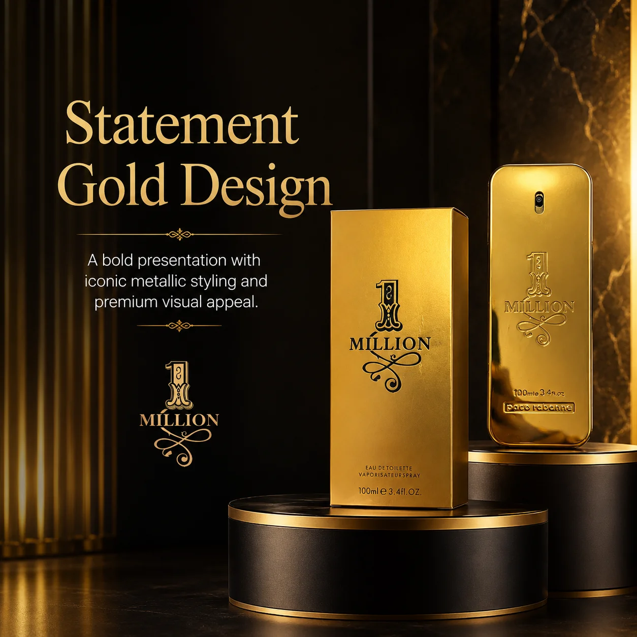 Toilette - Long Lasting Designer Fragrance for Men with Mandarin, Cinnamon & Amber - Luxury Men's Perfume Spray view 4