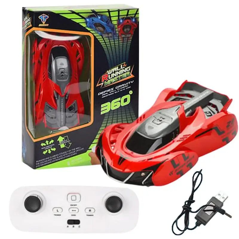 Electric RC Car Wall Climb Remote Control Car 360 Rotating Anti Gravitys Stunt Car Climber Auto Vehicle Toys for Kids Gifts