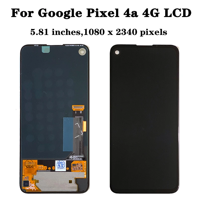 Imagem -02 - Original para Google Pixel 4a 4g Lcd G025j Tela de Toque Digitador Assembléia Substituição para Google Pixel 4a 5g Gd1yq Lcd