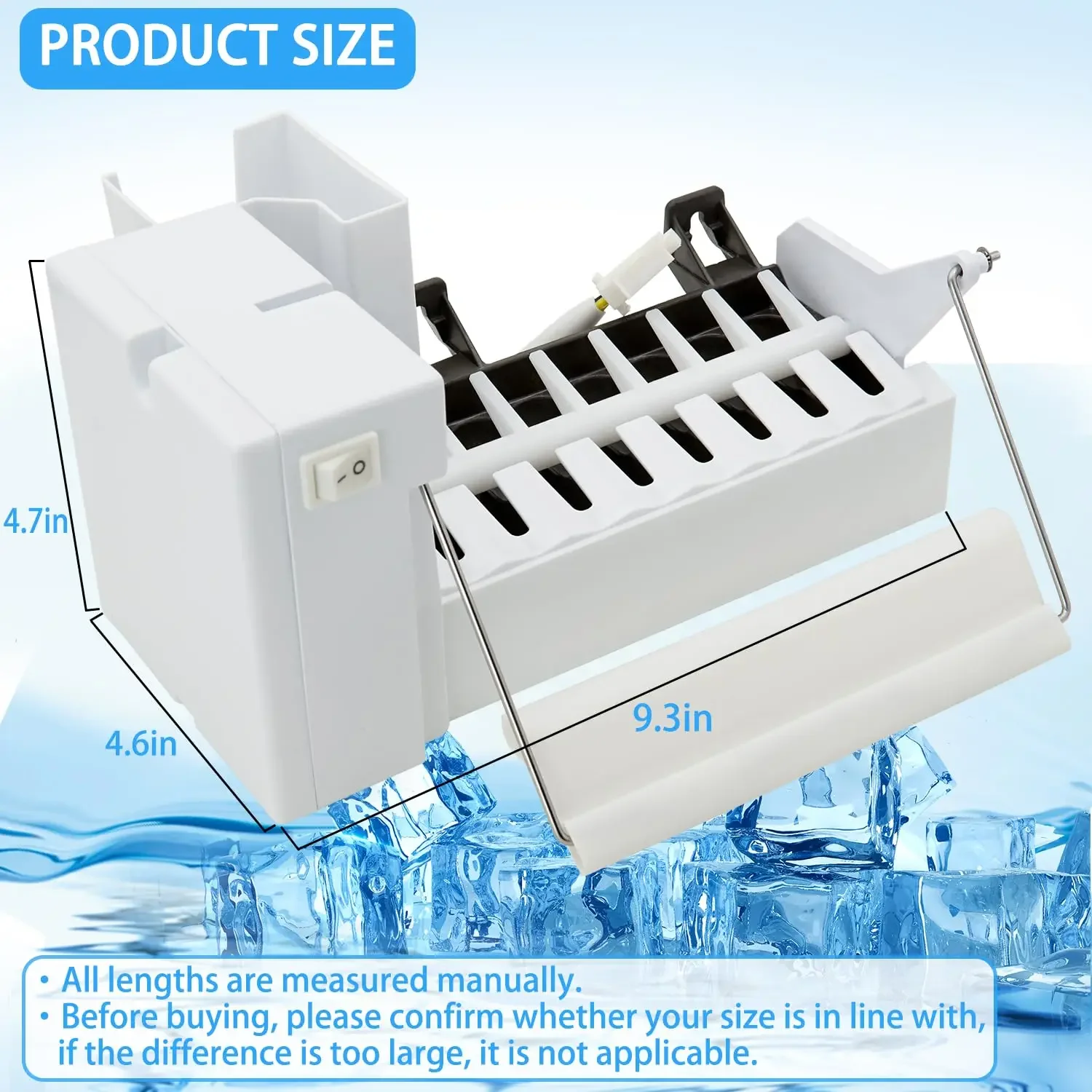 High-quality IM20-1 Ice Maker Compatible with Elec-trolux Refrigerators for Efficient Ice Production | Durable Ice Maker for Ele