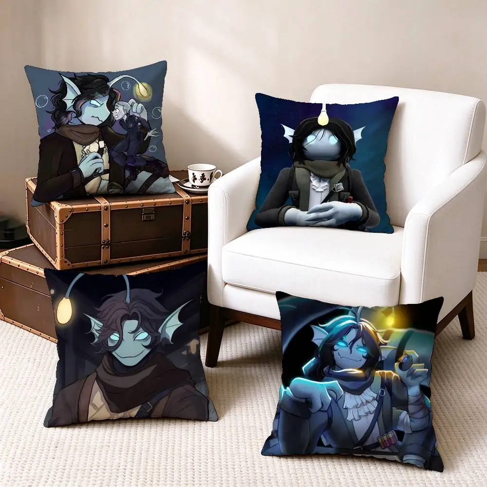 GameS PressureS-Sebastian S-Solace  Pillow Case Square Double-Sided Sofa Cushion Cover Bedroom Bedside Pillow