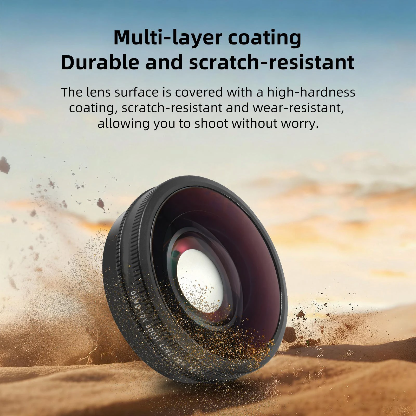 

OSMO Action6 Boost Lens,185° Wide Angle Lens for DJI OSMO Action6 Accessories, FOV Boosts Action Camera Shots Action Camera Lens