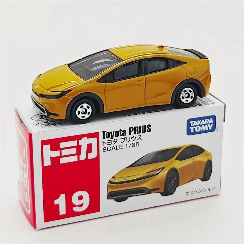 

TAKARA TOMY Tomica Toyota Prius Alloy Car Model Red White Box 19 Miniature Vehicle Toy Collection Gift for Boys