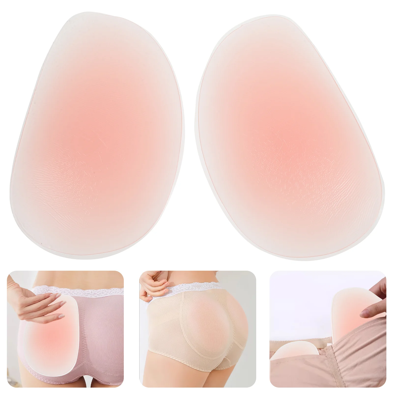 Schritt Lift Abnehmbare Silikon Pad Selbstklebende Hüfte Pads Gefälschte Gepolsterte Heber Nahtlose Butt Shaper Heben Höschen frauen