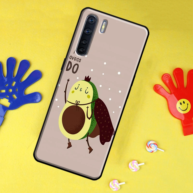 Fruit Avocado For OPPO A15 A16 A83 A91 A93 A52 A72 A3S A54 A74 A94 A5 A9 A31 A53 A53S 2020 Phone Case