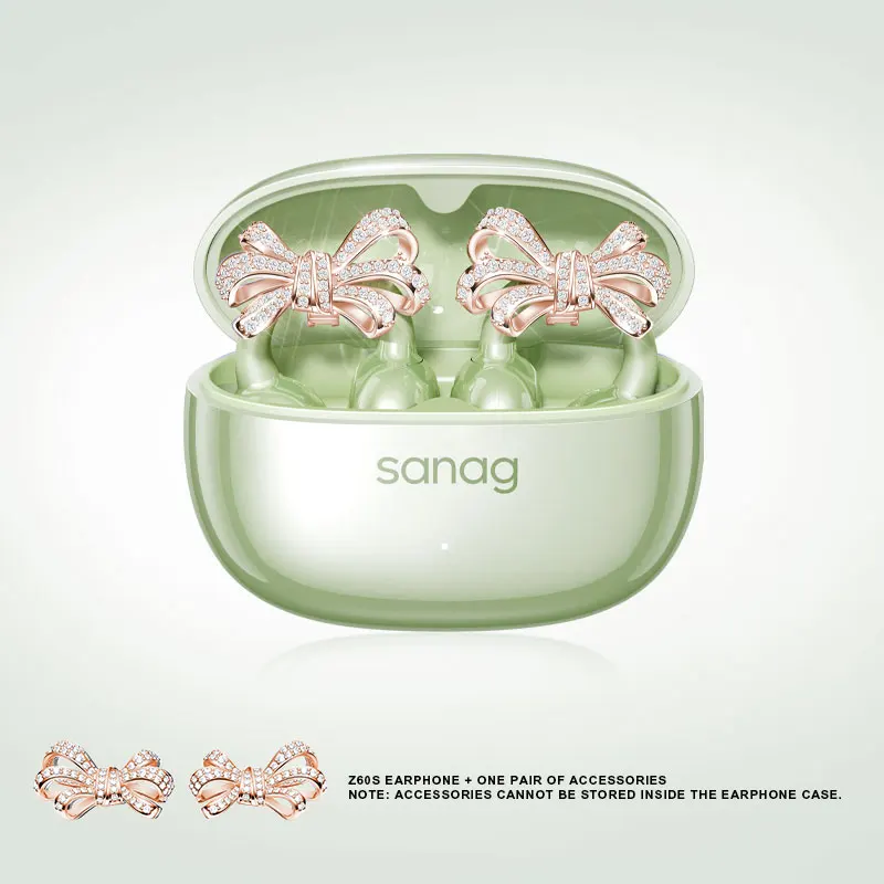 Sanag Z60S Oorclip op OWS-oortelefoon HiFi-geluid Open oordopjes Audífonos Bluetooth draadloze hoofdtelefoon Flash-verkoop Headsed