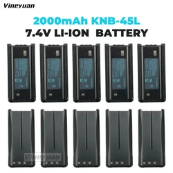 10X KNB-45 KNB-45L 2000mAh Li-ion Battery Compatible for Kenwood TK-3312 TK-2200 TK-2207 TK-2312 TK-3200 TK-3207 TK-2202L TK-221