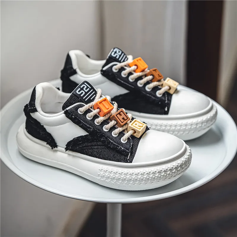 

Men's Run Sneaker Walking Leather Shoes Youth Casual Cricket Shoes Fashion Trend Board Shoes Comfort Skateboard Running Shoes