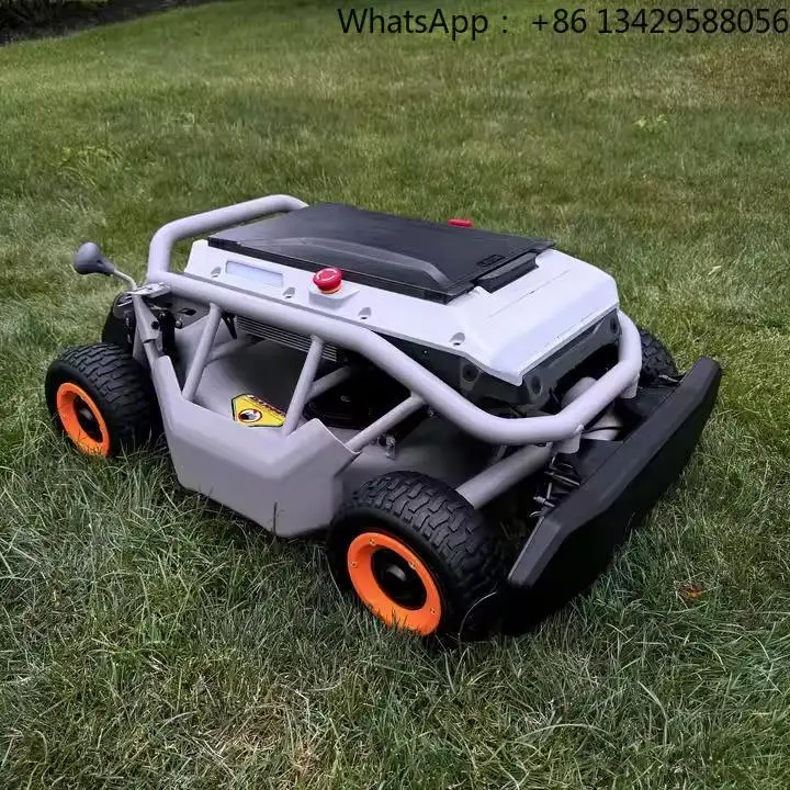 AKX ORIGINAL Mowrator S1 Remote Control Lawn Mower 4WD Lawn Mower 2 Pairs of Wide Wheels Steep Slope Bundle Mower