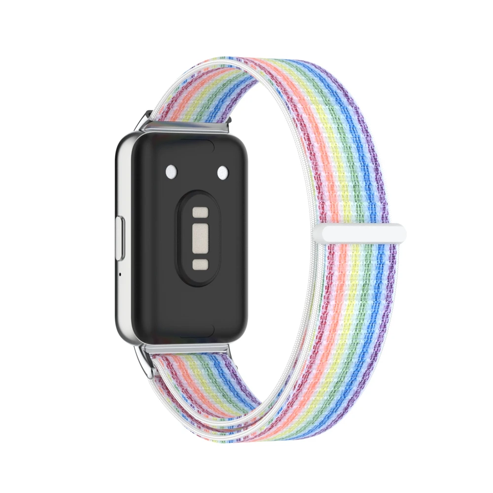 for Samsung Galaxy Fit3 Watch Strap,Sport Nylon Loop ,Metal Connector Comfortable Breathable Sports Band for Active Wear image 6