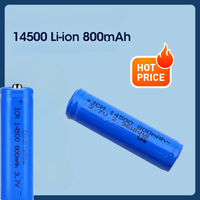 14500 3.7V 800mAh Battery Icr14500 Rechargeable Batteries Full Capacity for Flashlight Led Torch Remote Control Toys Mouse