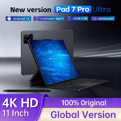 Pad 7 Pro Ultra última tableta Global Android 14 Snapdragon 8Gen 3 11 pulgadas pantalla de luz suave WiFi GPS WPS 5G Mi PC Tablet