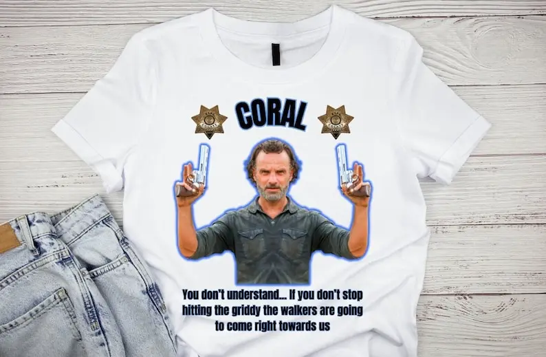 Funny Rick Grimes Shirt  The Walking Dead Shirt  Funny Rick Grimes T-Shirt  TWD Meme Shirt