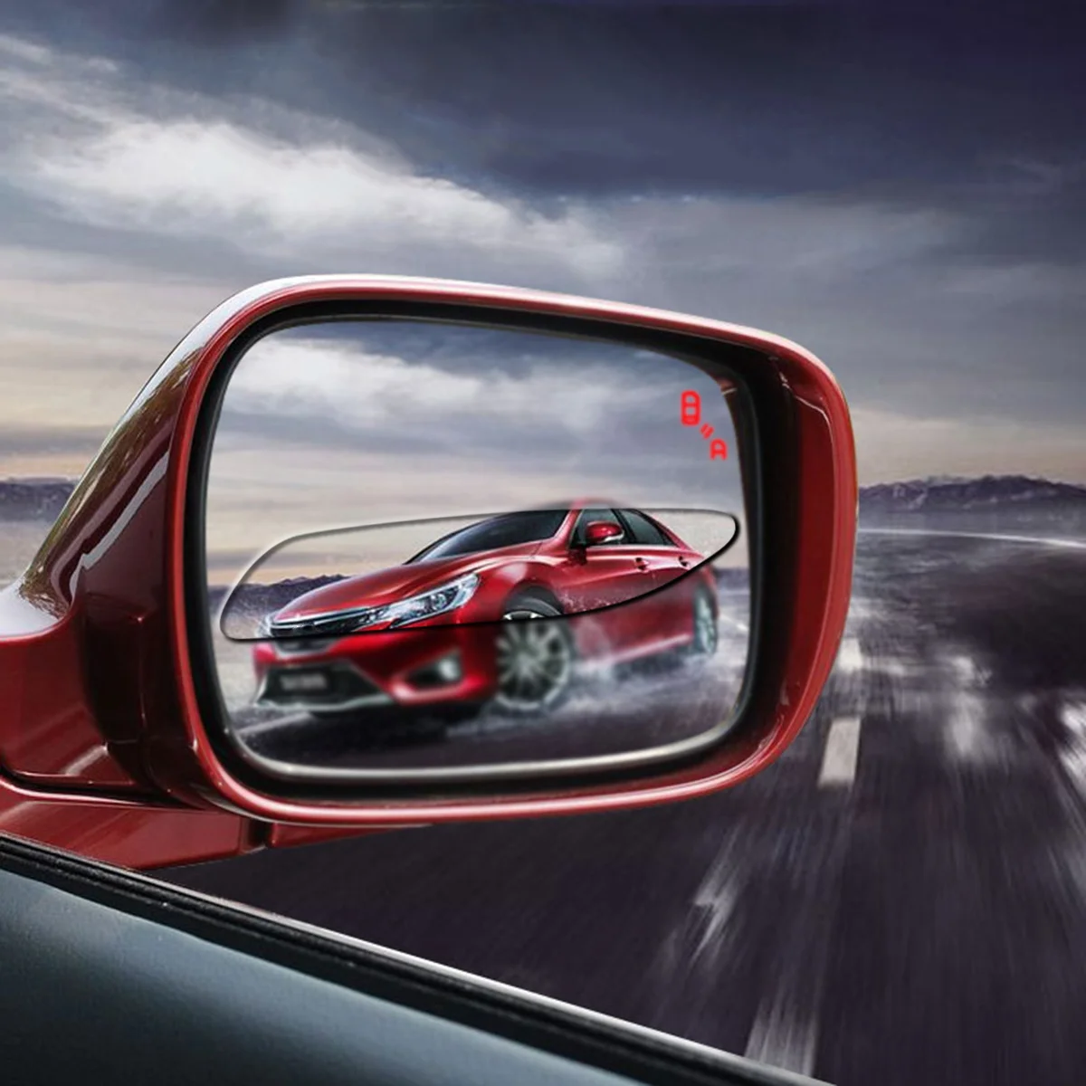 

Frameless Blind Spot Mirror Extra Long Wide Angle For Trucks White Car Side Mirror Auto Rear View Visibility Upgrade