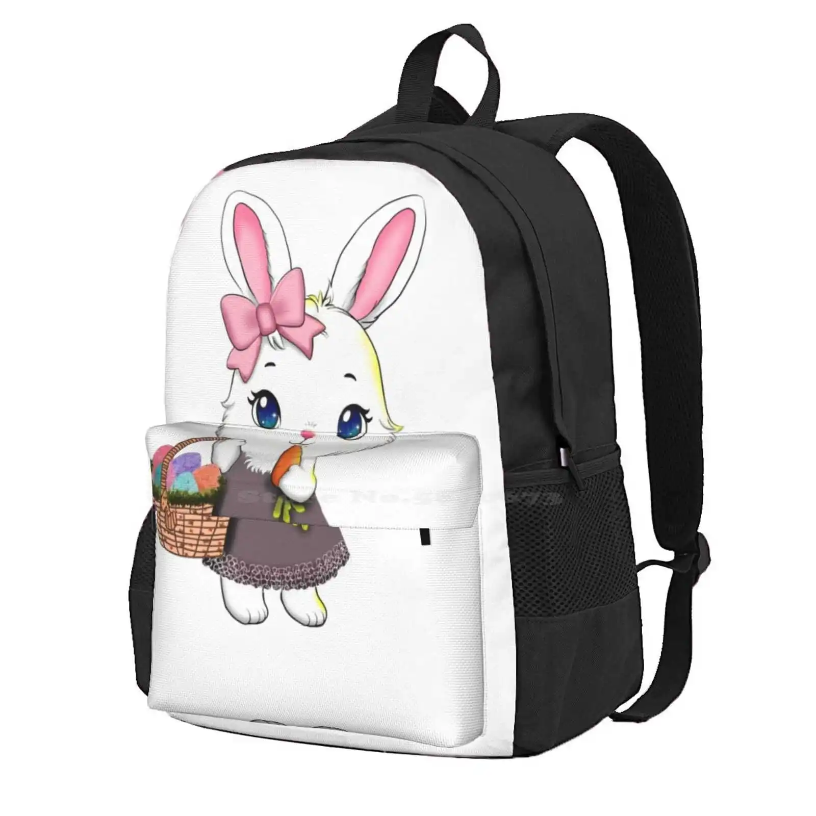 Little Easter Bunny From Namaloue Hot Sale Schoolbag Backpack Fashion Bags Easter Rabbit Eggs Namaloue Carrot