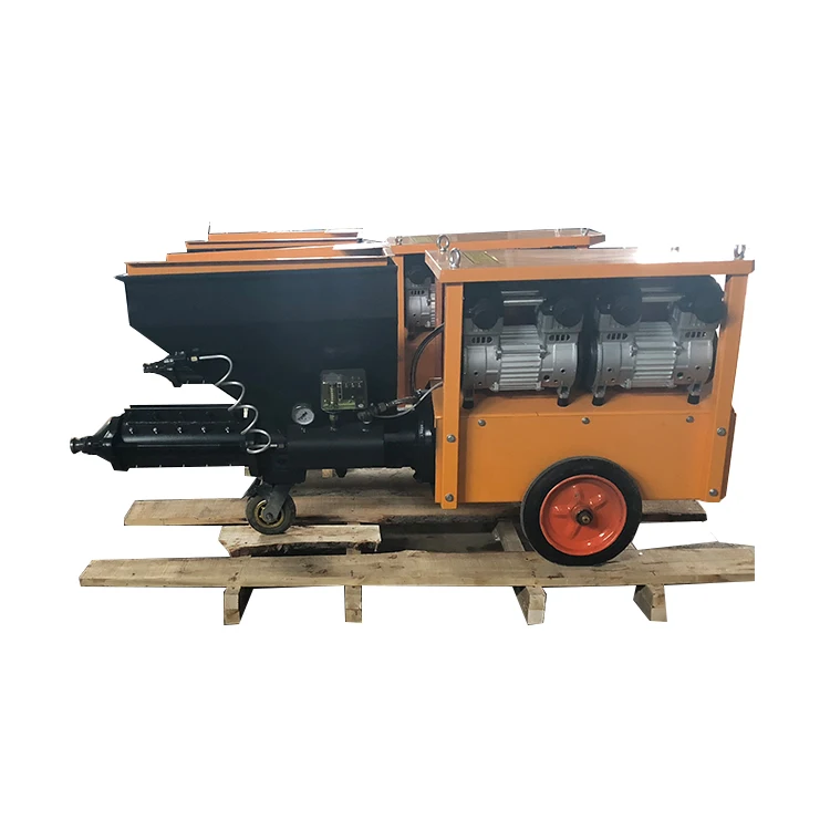 Automatic cement mortar spraying machine Plastering machine Fireproof coating putty real stone paint spraying machine