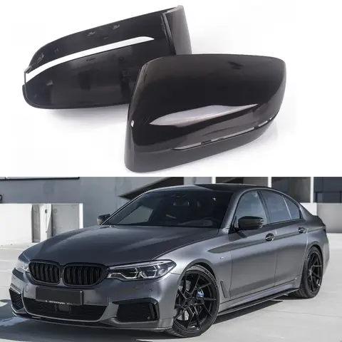 LHD 탄소 섬유 사이드 백미러 커버, BMW 3 5 7 G11 G20 G21 330i 330d 340i G30 G31 530d 530i 520d 525i G32 2019 2020