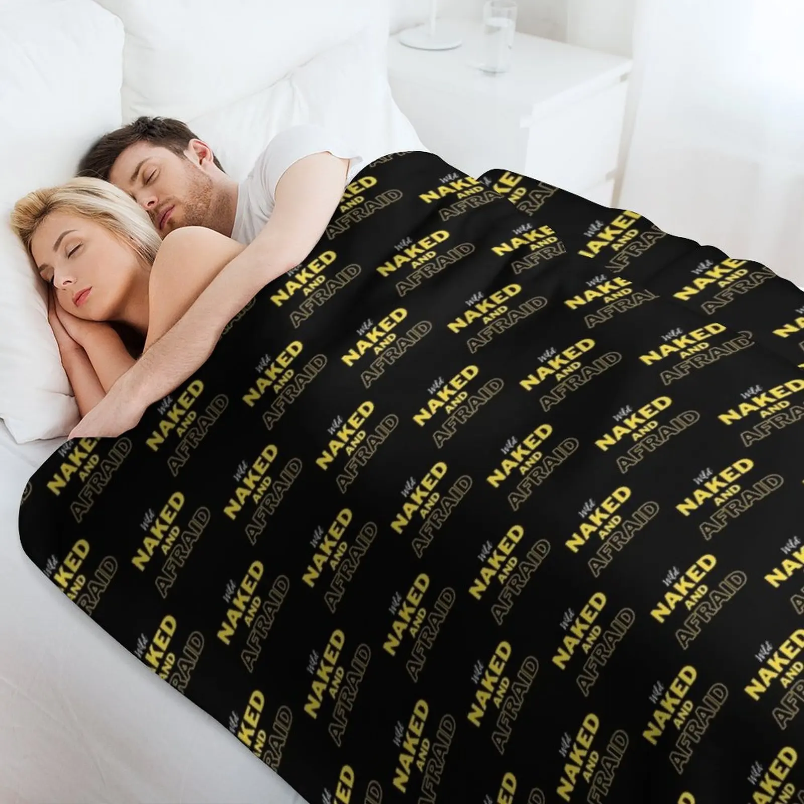 مضحك عارية وآخرة برنامج تلفزيوني مروحة هدية رمي بطانية فاخرة الصيف لطيف منقوشة بطانية #4