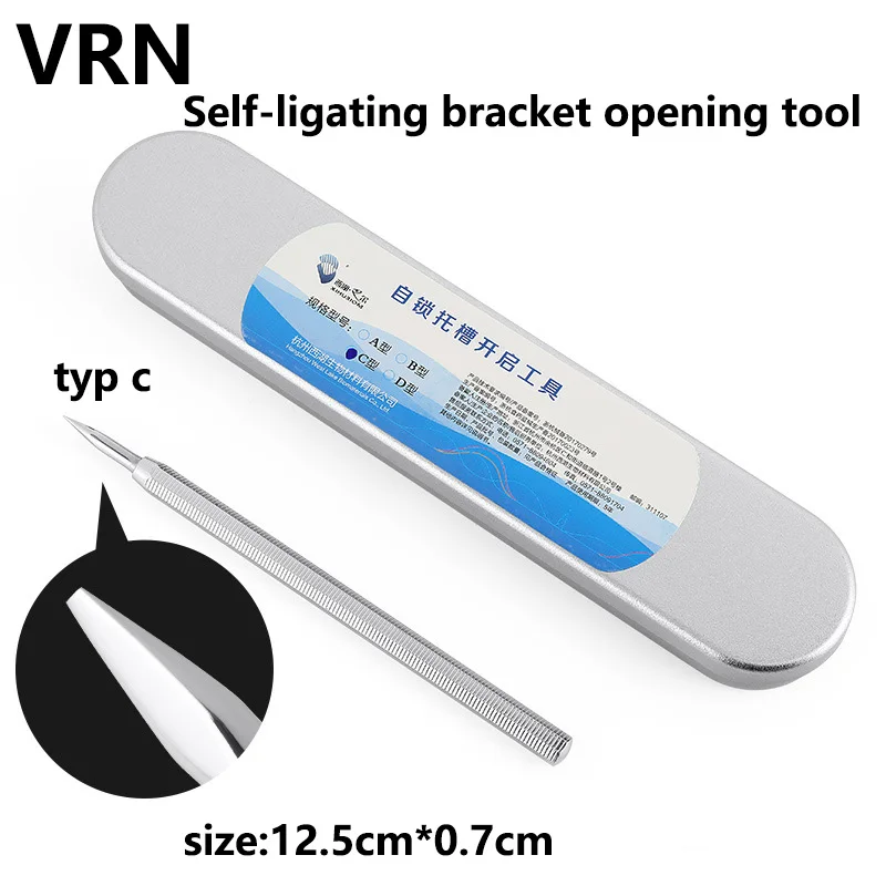 

1Pcs Orthodontic Opener for Opening Self Ligating Passive Bracket Steel Stainless Instruments Single Tools