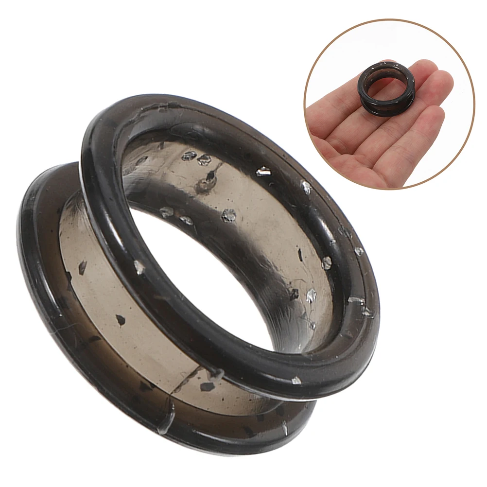 

10 Pcs Scissors Silicone Ring Barber Finger Grips Hair Cutting Rings Grooming Protectors Silica Gel Shear Inserts Thumb