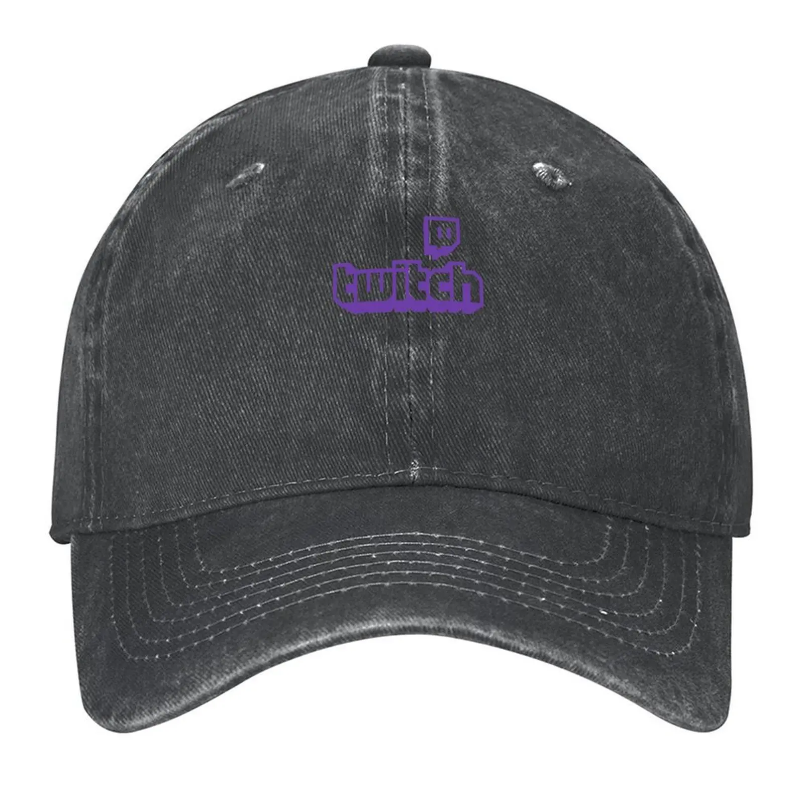 

Twitch Logo Merchandise Baseball Cap Designer Hat fishing caps man fun hats derby hat Caps Male Women's