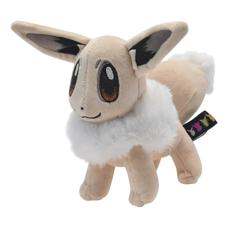 10 unids/lote juego de juguetes de peluche de Pokémon 20cm (8 ") brillante Sylveon Vaporeon Espeon muñecos de peluche de pie regalo para niños amigos