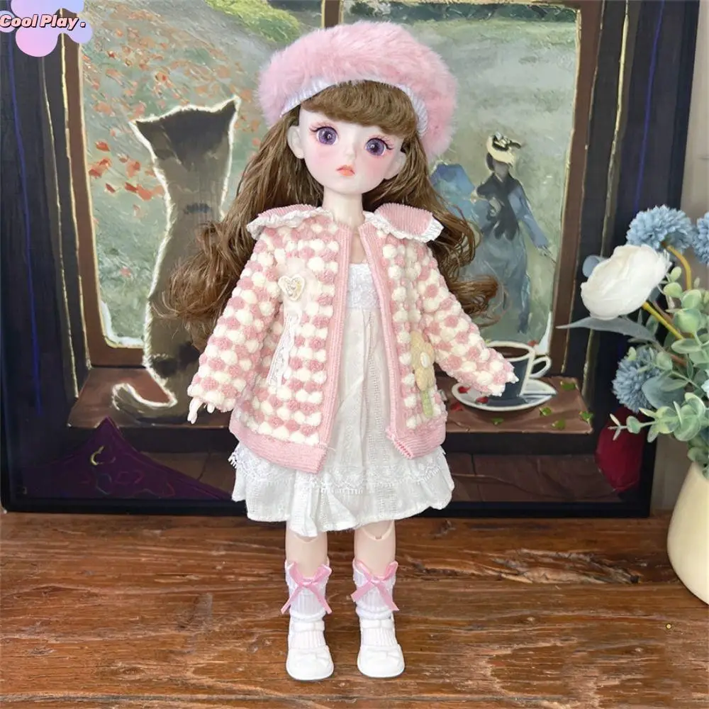 

1 комплект 1/6 SD 30 см кукла Bjd с одеждой, длинные волосы, привлекательные глаза, платье, куклы BJD, аниме с париком, макияж