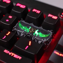 Key Cap Mechanical Keyboards Keycap Personality Design,Warglaive of Azzinoth 3D Resin Keycaps for R4 Height Cherry MX axis