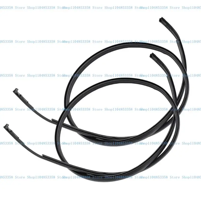 

652F 1 Pair Roof Rubber Strips 75555-12120 75556-12120 for 2004-2007 Weatherstrip Waterproof Rain Seal Replacement