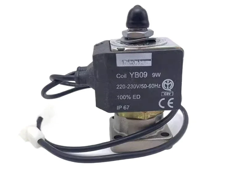 

Semi-Automatic Coffee Machine Accessories 3 Way AC230V YB09 9W Solenoid Valve With Wire For EXPOBAR Espresso Machine Replacement