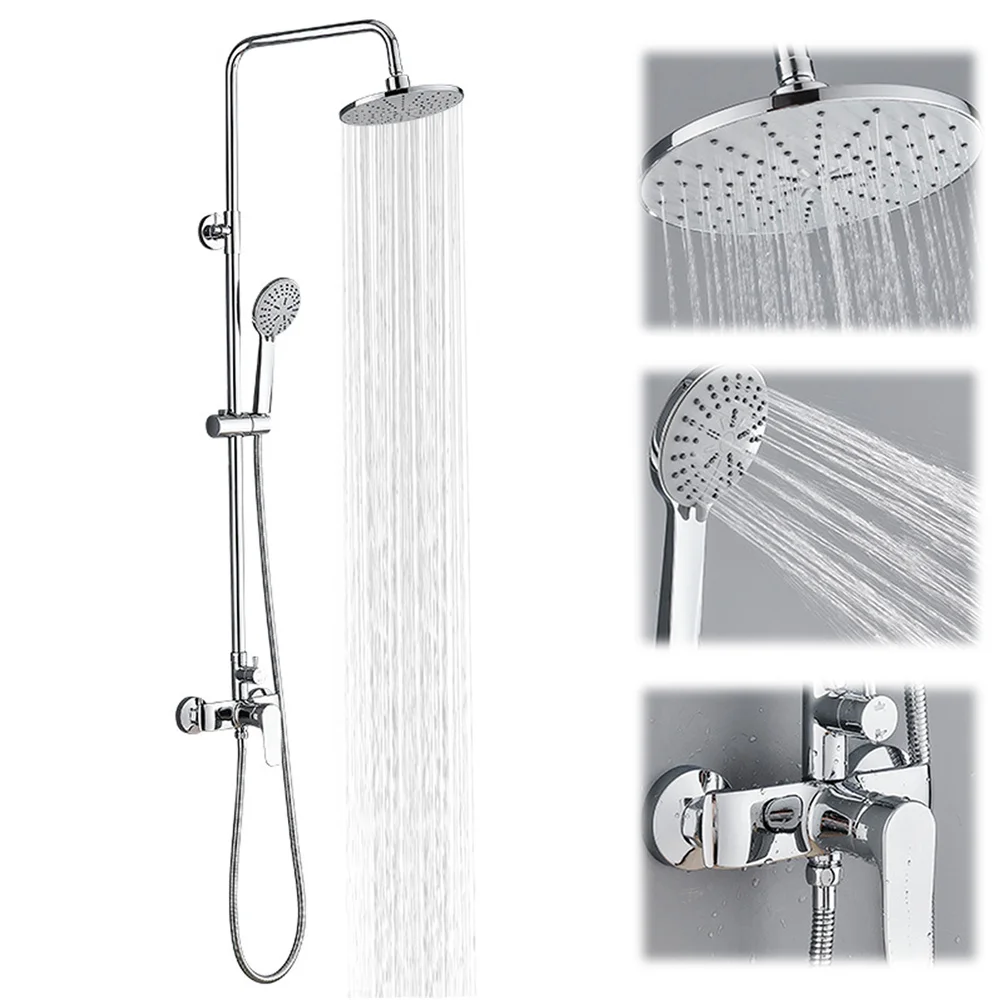 Household Shower System Set Bathroom Faucet Mixer Tap Bathtub Mixer Faucet Rain Shower System