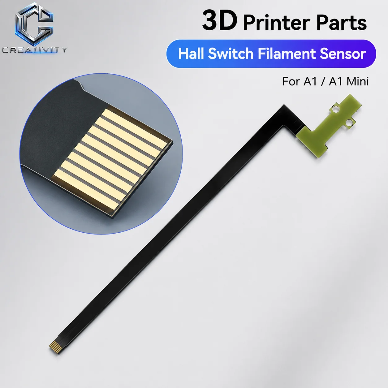 Pièces de rechange pour extrudeuse Lab A1 A1mini, capteur de filament, pièces d'imprimante 3D, carte de commutation Hall pour imprimante 3D A1 A1 Mini