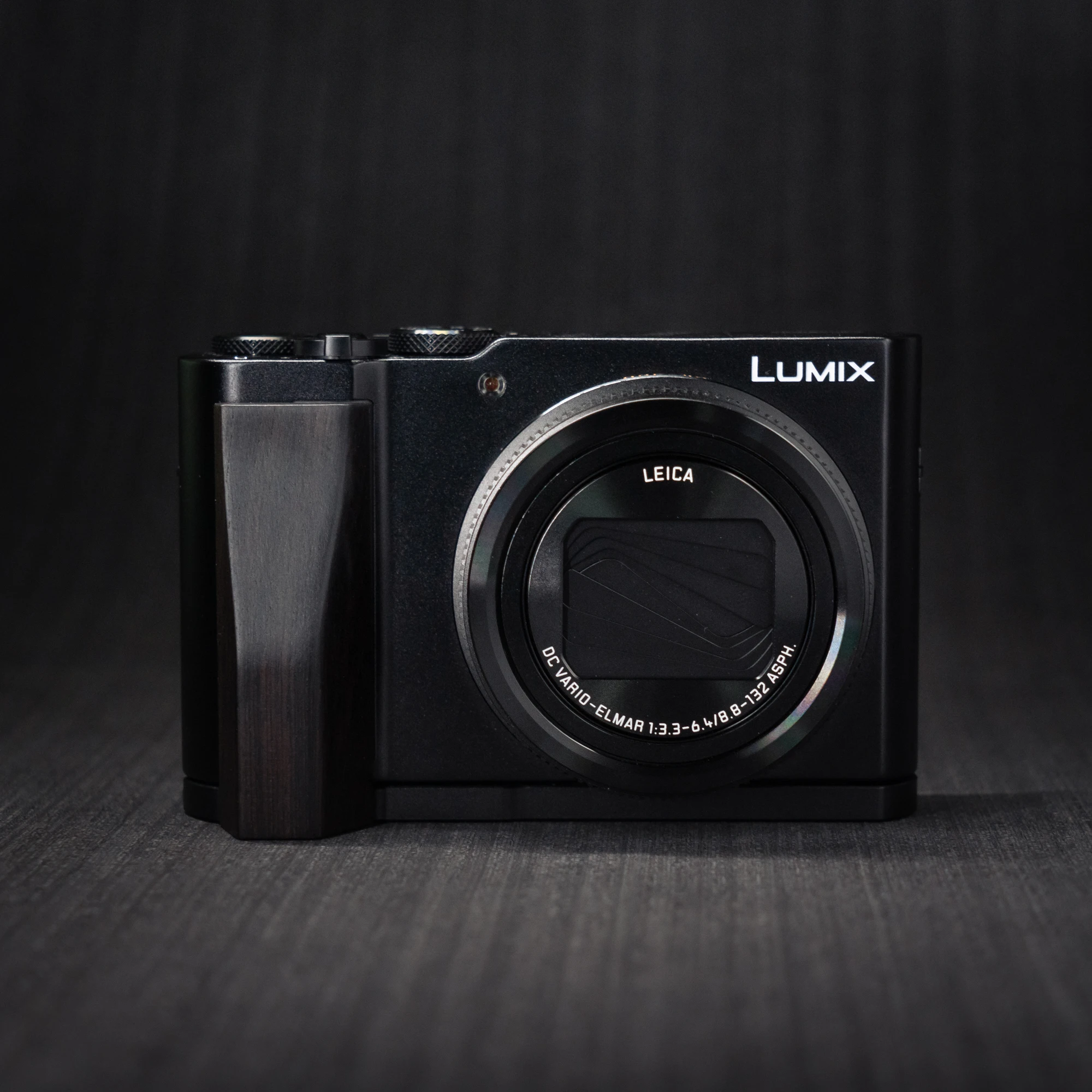 Holz-Handgriff-L-Halterung für Panasonic Lumix ZS300 Kamera mit Schnellwechsel-L-Plattenhalterung Ultraleicht mit Legierungsbasis – Detail 9