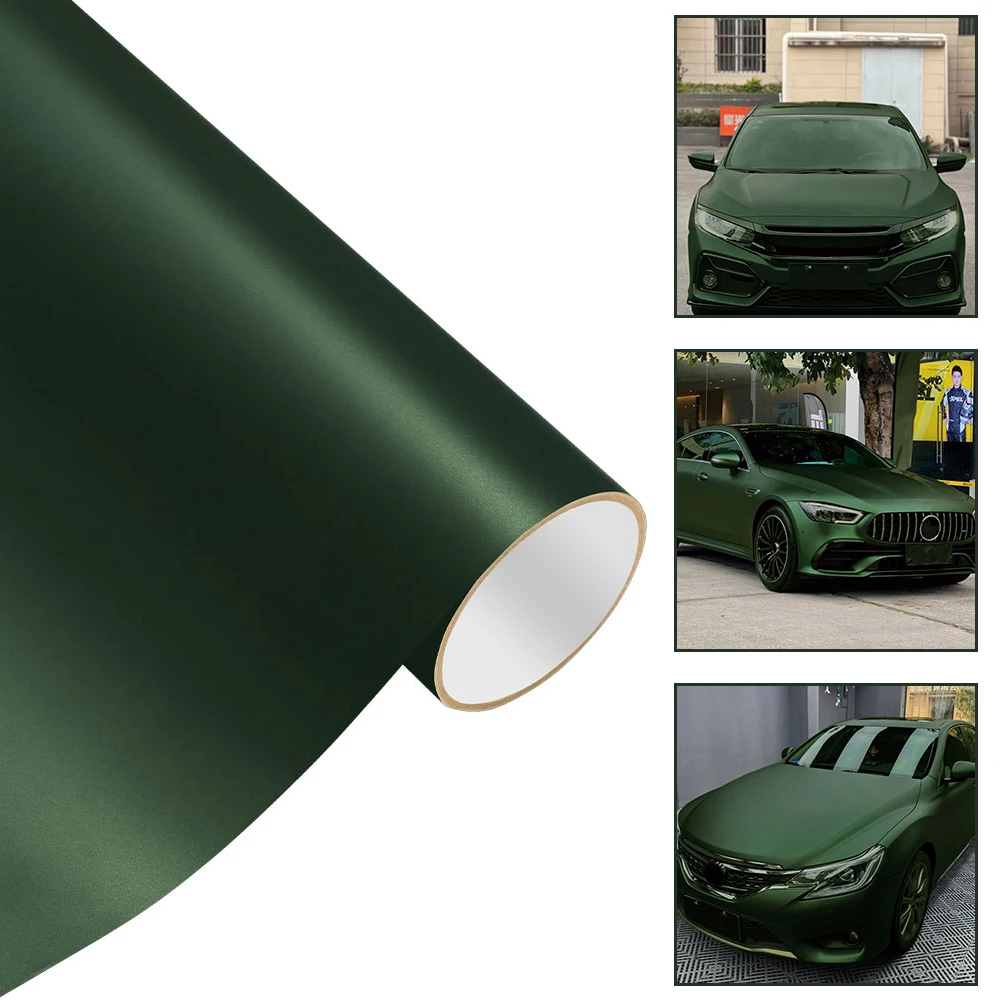 

Car Wraps Vinyl Film Matte Metallic Diamond Green Color Modify Auto Cover Full Vehicle Motorcycle Scratch-Resistant Styling Kit