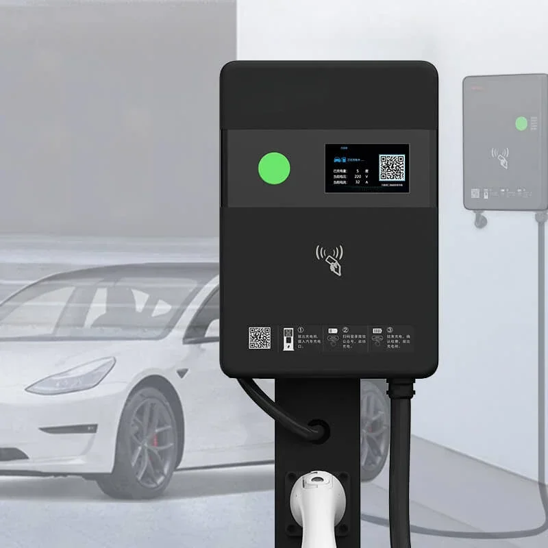 

l Hot Sell Wallbox 7KW 32A with for IEC62196 AC EV Charger type2 ac ev charger station wall-mountedElectric Car Charger Pile